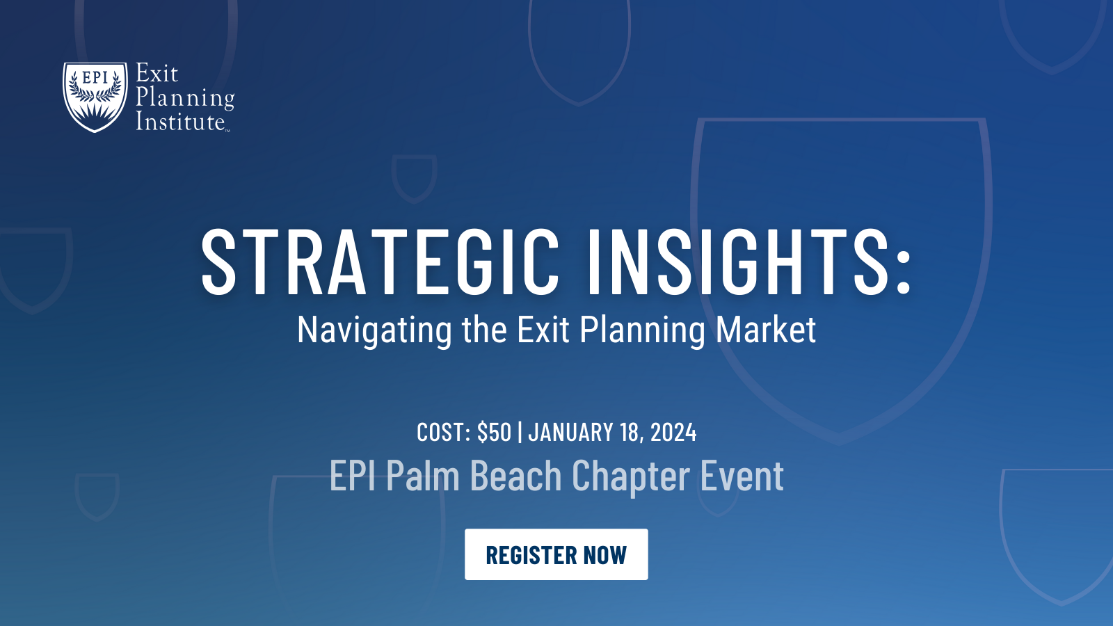 EPI Palm Beach Chapter Event | January 18, 2024