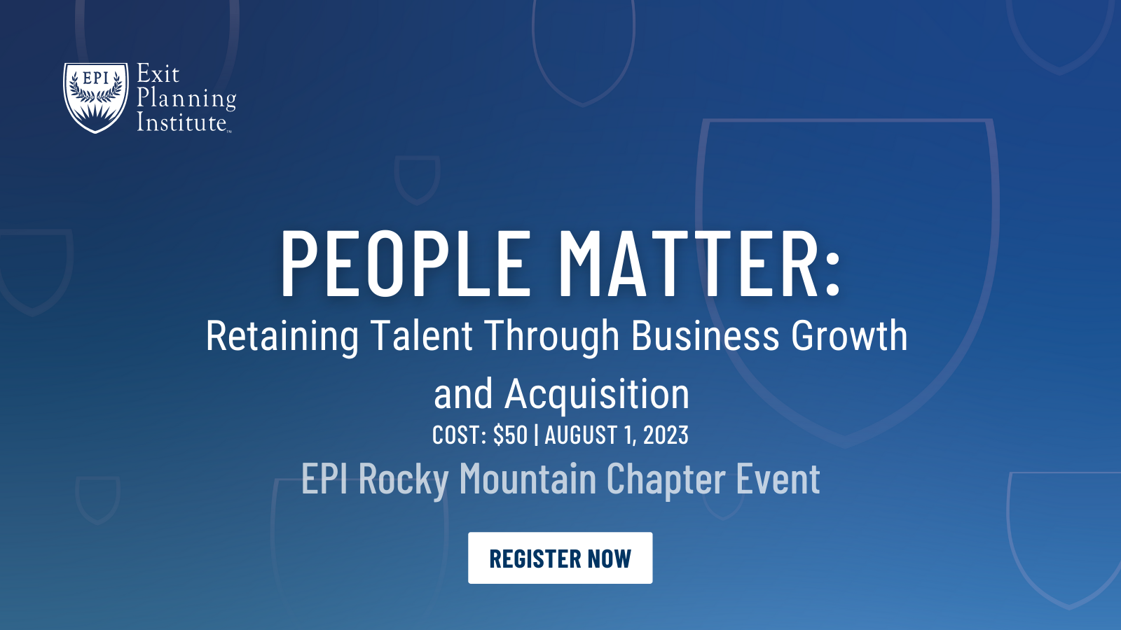 EPI Rocky Mountain Chapter Event | August 1, 2023