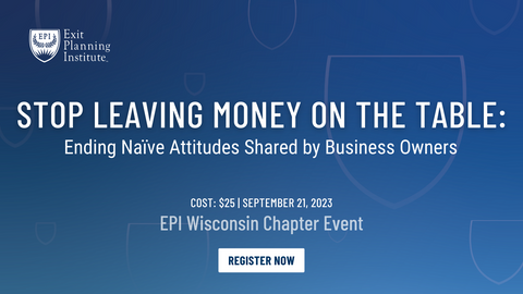 EPI Wisconsin Chapter Event | September 21, 2023