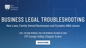 EPI Conejo Valley Chapter Event | October 18, 2023